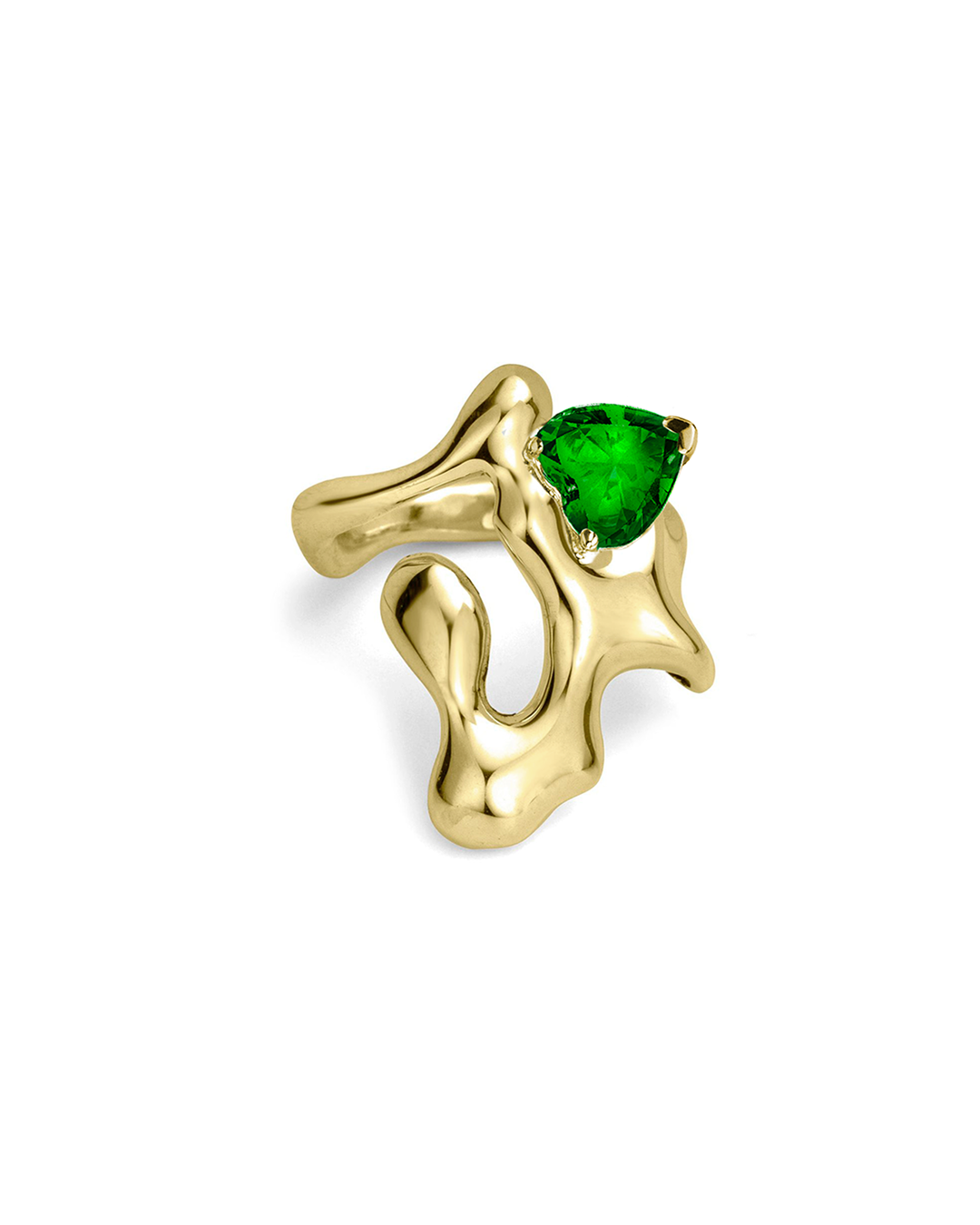 10K Gold Sedona Ring w Emerald