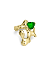 10K Gold Sedona Ring w Emerald