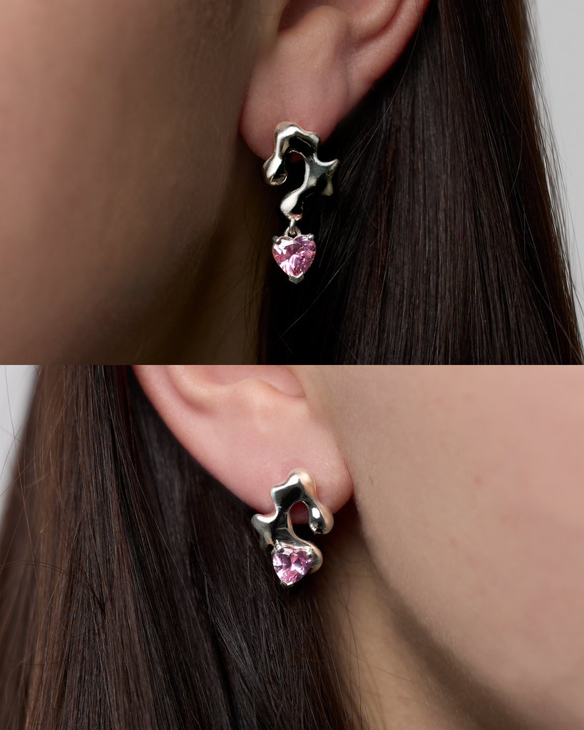 Heart in Question Earrings