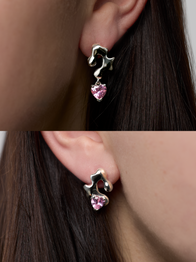 Heart in Question Earrings