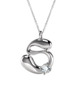 Birthstone Letter Necklace