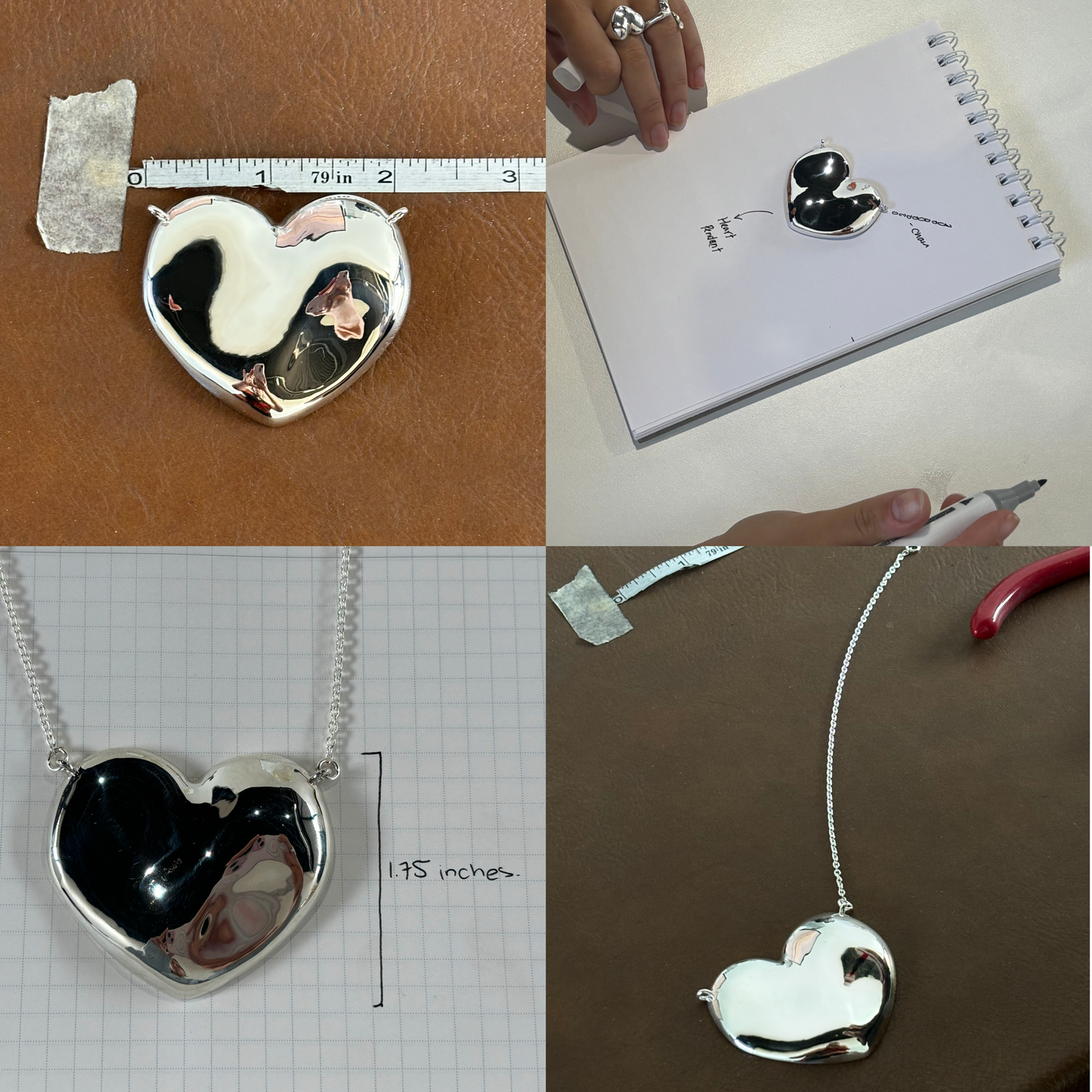 XL HEART NECKLACE