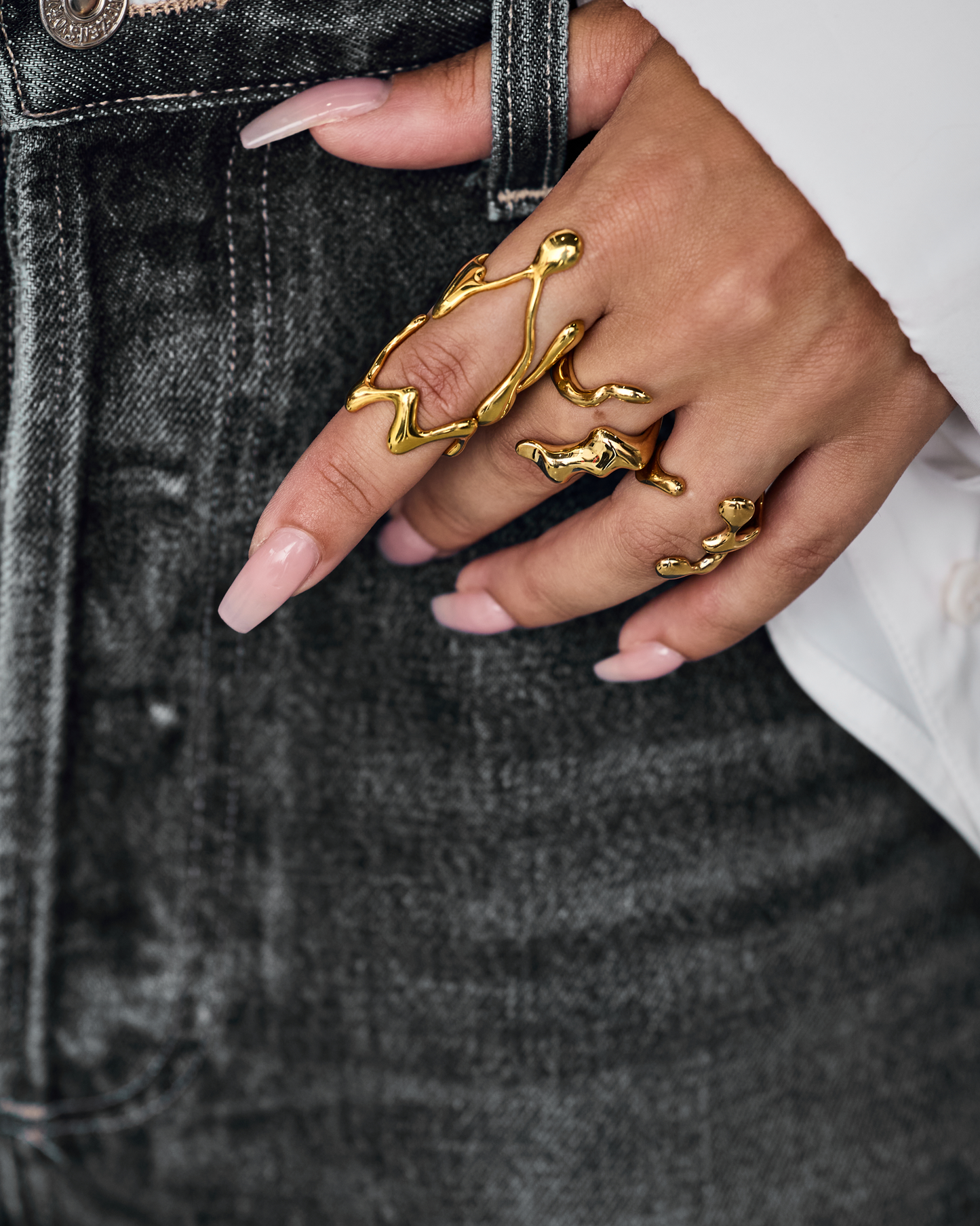 Vine Ring / 18k Gold Vermeil