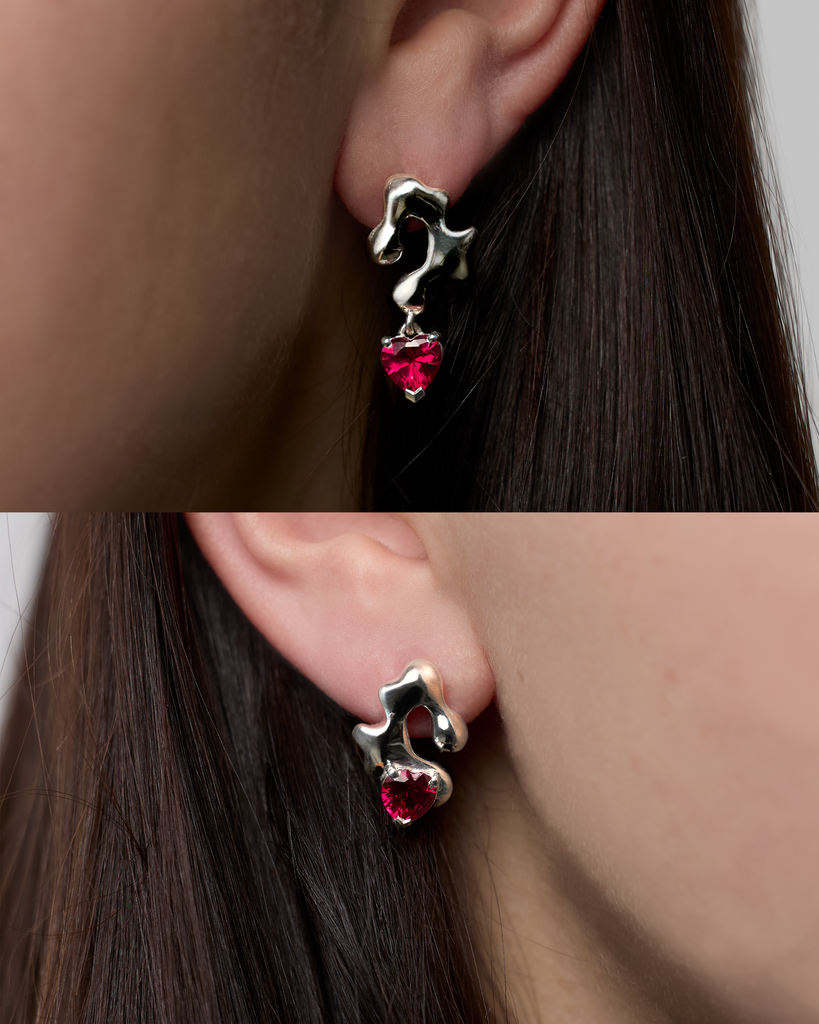 Heart in Question Earrings