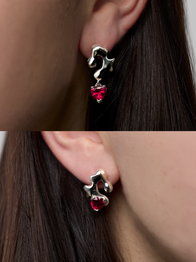 Heart in Question Earrings
