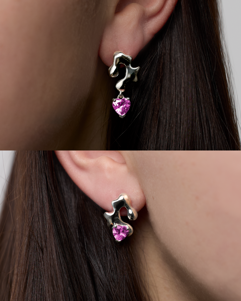 Heart in Question Earrings
