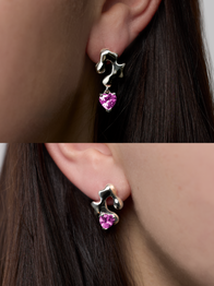 Heart in Question Earrings