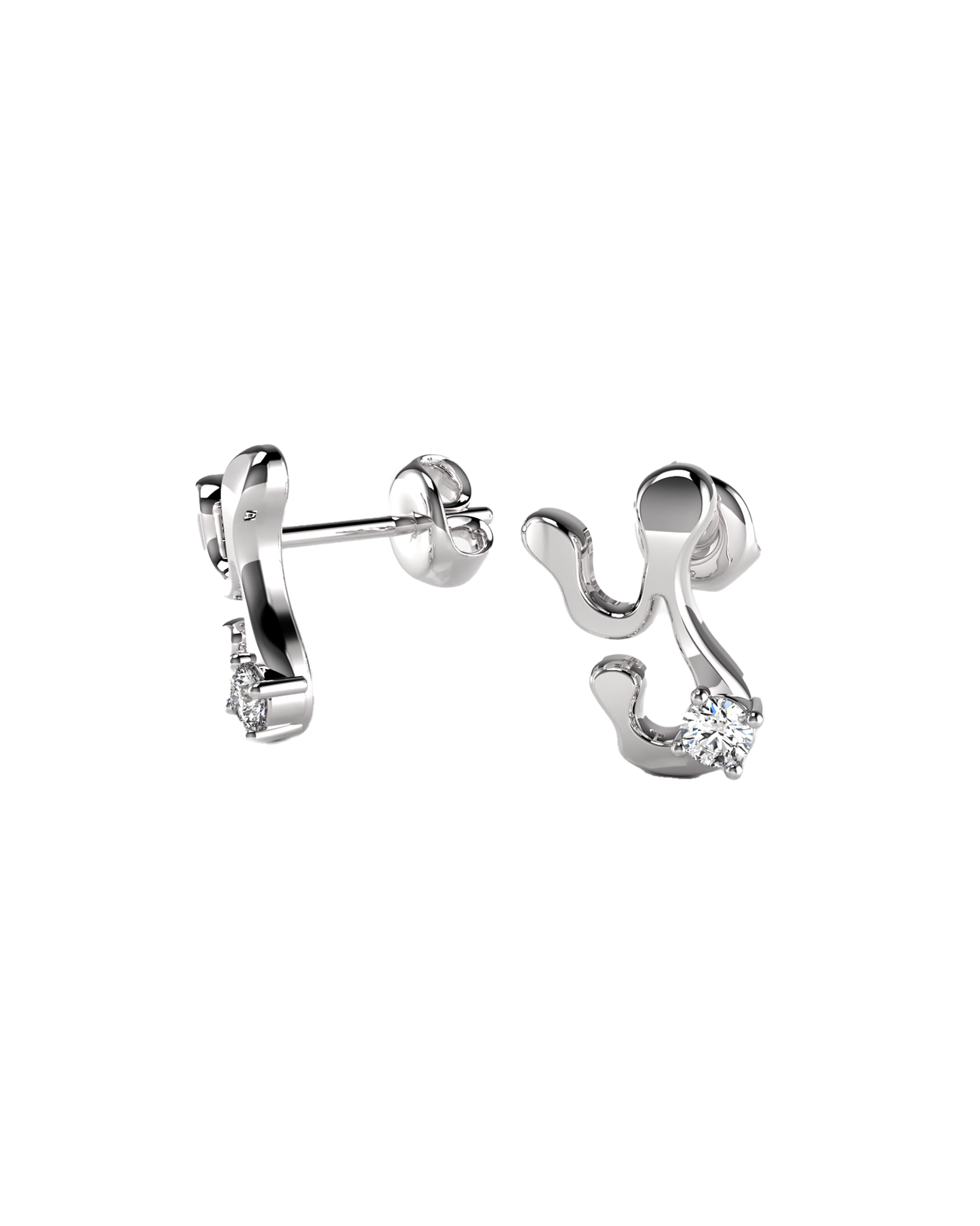Say My Name Earring with Gem