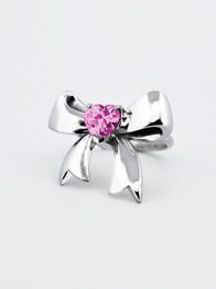 Bow Ring with Gem