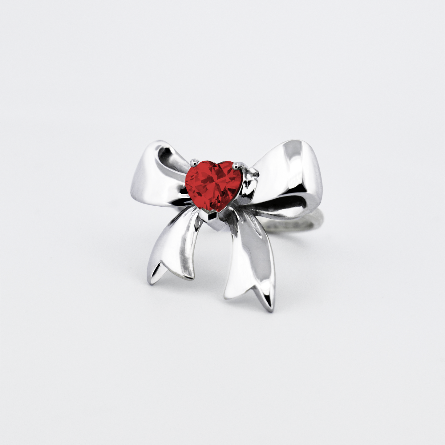 Bow Ring with Gem
