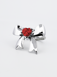 Bow Ring with Gem