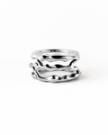 14K White Gold Elixir Tech Ring Cover