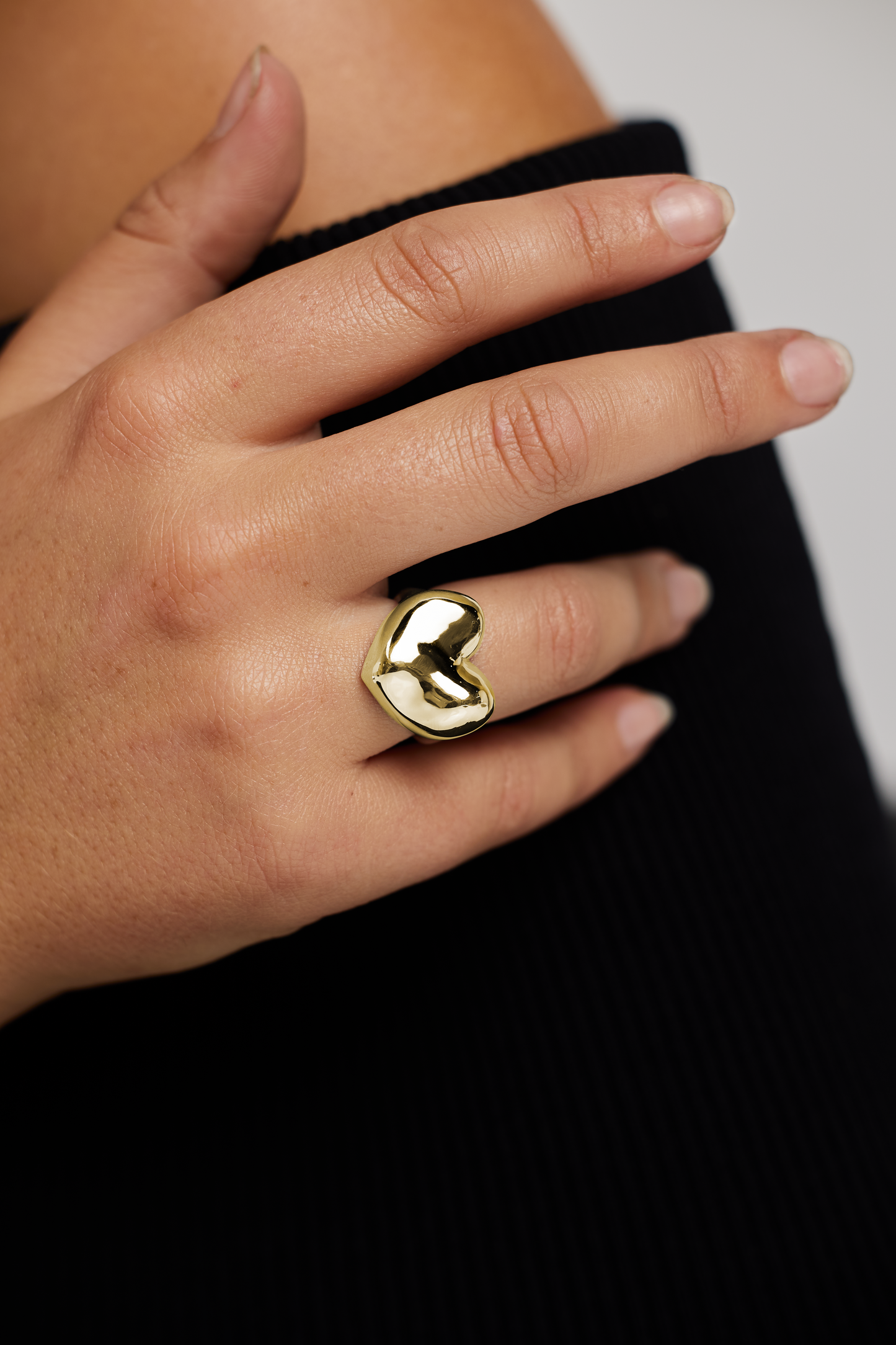 10K Gold Heart Ring
