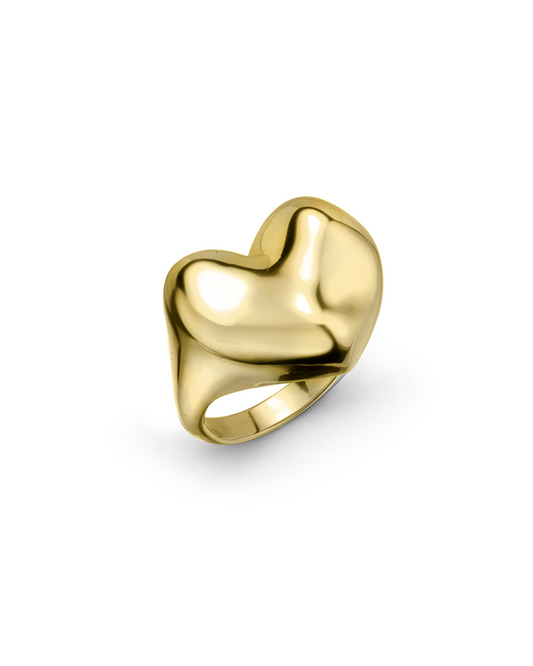 10K Gold Heart Ring