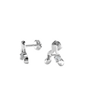 Letter Earring with Gem