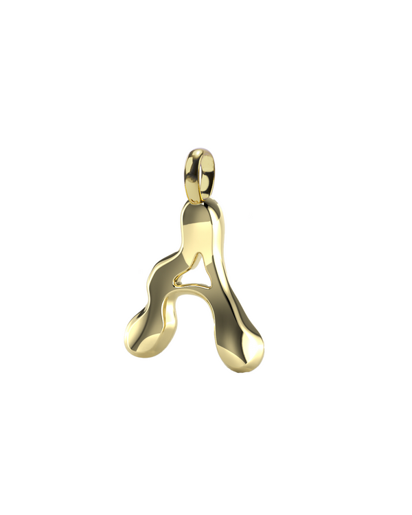 10K Gold Say My Name Pendant "A-Z"