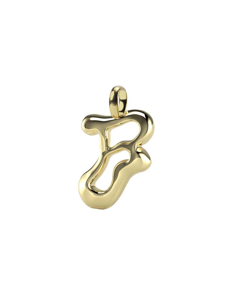 10K Gold Say My Name Pendant "A-Z"