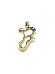 10K Gold Say My Name Pendant "A-Z"