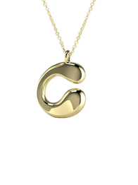 10K Gold Say My Name Necklace "A-Z"