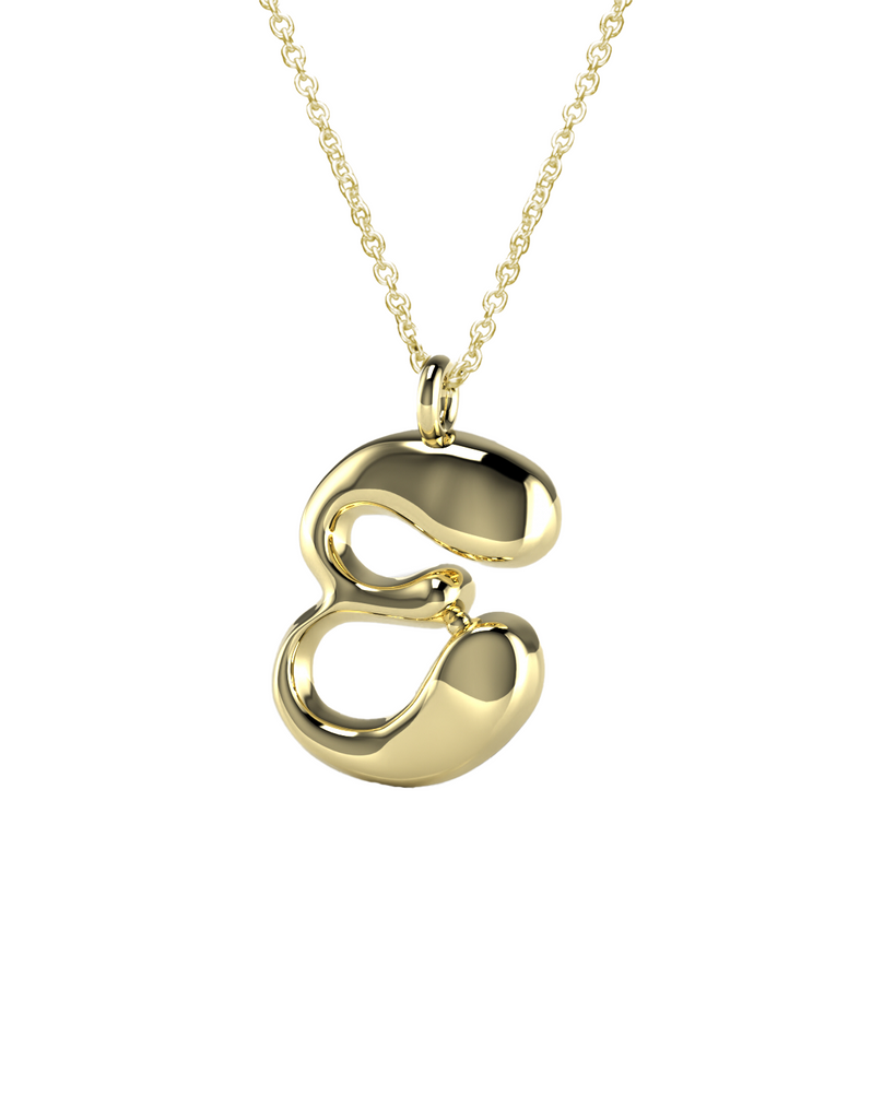 10K Gold Say My Name Necklace "A-Z"