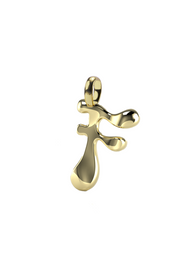 10K Gold Say My Name Pendant "A-Z"