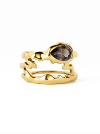Teardrop Tech Ring Cover / 18K Gold Vermeil
