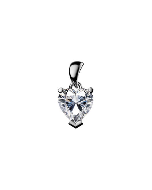 Heart Gem Charm