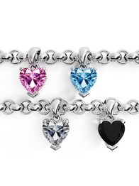 Heart Gem Charm