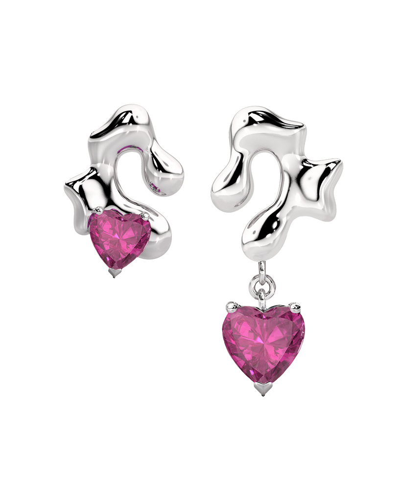 Heart in Question Earrings