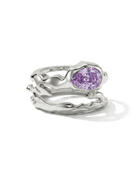 Lilac Teardrop Tech Ring Cover