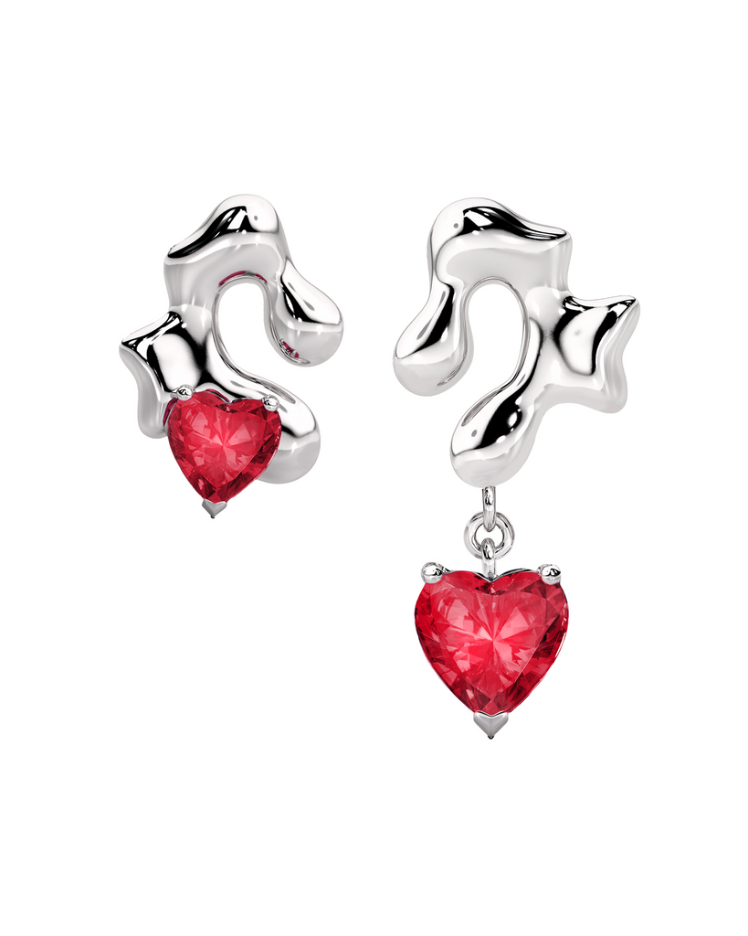 Heart in Question Earrings