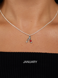 Birthstone Letter Necklace