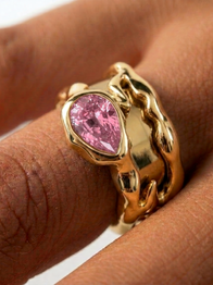 Gen 5 Pink Teardrop GV Tech Ring Cover
