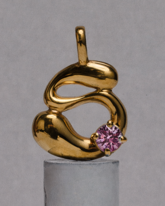 Tourmaline Necklace / 18K Gold Vermeil