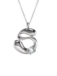 Birthstone Letter Necklace