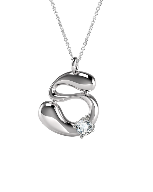 Birthstone Letter Necklace