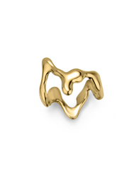 Squiggle Ring / 18k Gold Vermeil