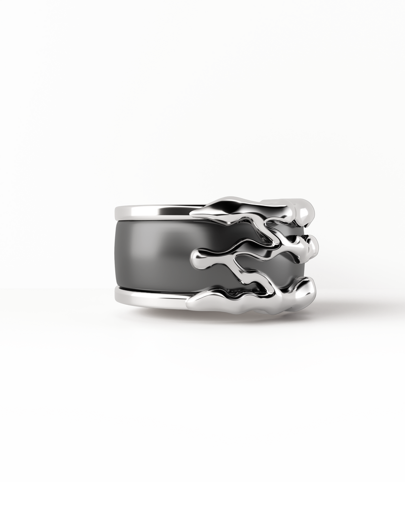 Elixir Tech Ring Cover / 925 Sterling Silver