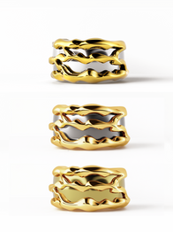 Elixir Tech Ring Cover / 18K Gold Vermeil