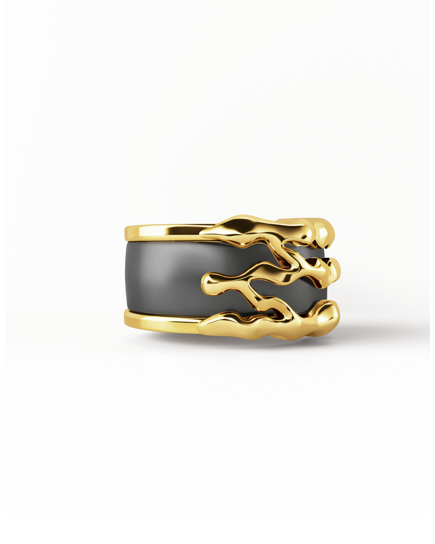 Elixir Tech Ring Cover / 14K Yellow Gold