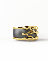 Elixir Tech Ring Cover / 14K Yellow Gold