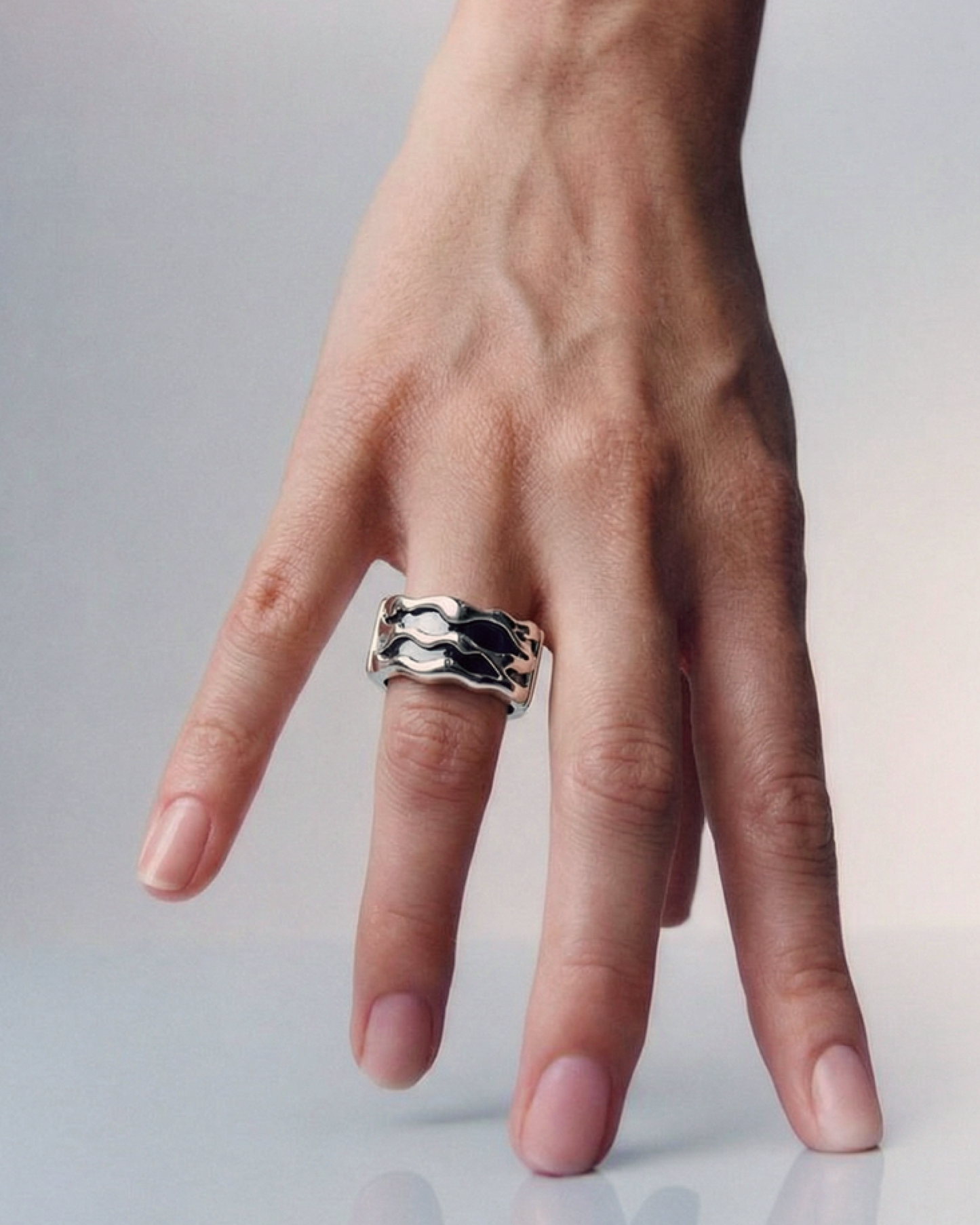 Elixir Tech Ring Cover / 925 Sterling Silver