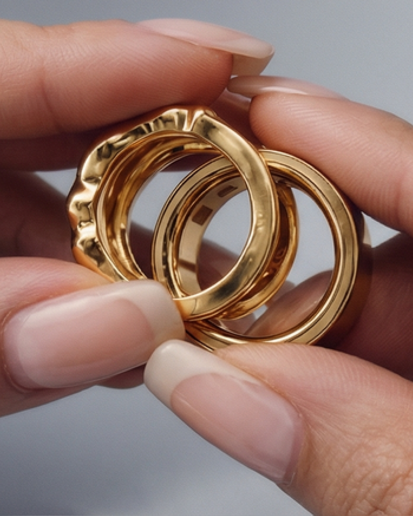 Elixir Tech Ring Cover / 18K Gold Vermeil