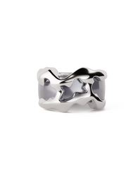 Flow Tech Ring Cover / 14K White Gold