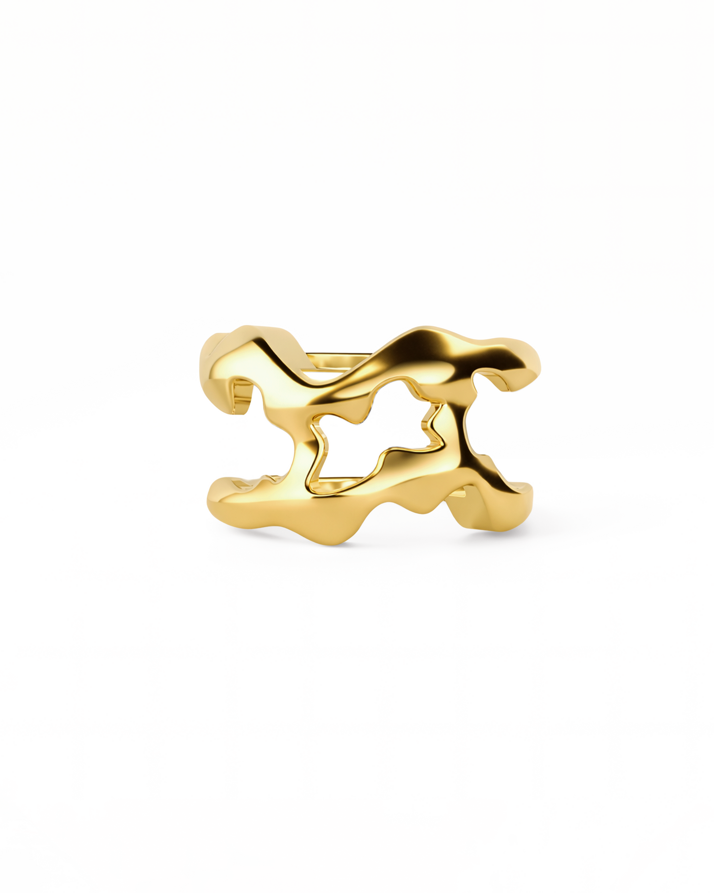 Flow Tech Ring Cover / 18K Gold Vermeil