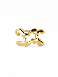 Flow Tech Ring Cover / 18K Gold Vermeil
