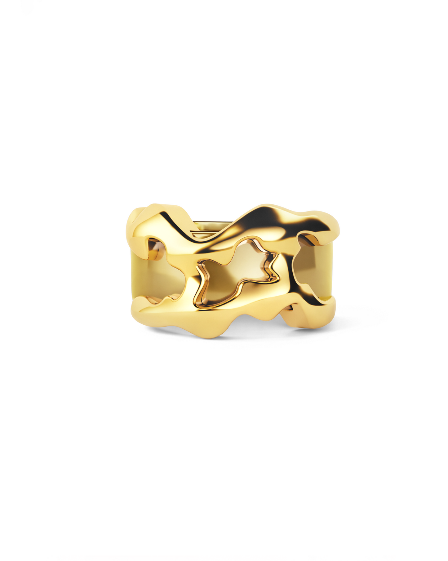 Flow Tech Ring Cover / 18K Gold Vermeil