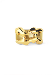 Flow Tech Ring Cover / 18K Gold Vermeil