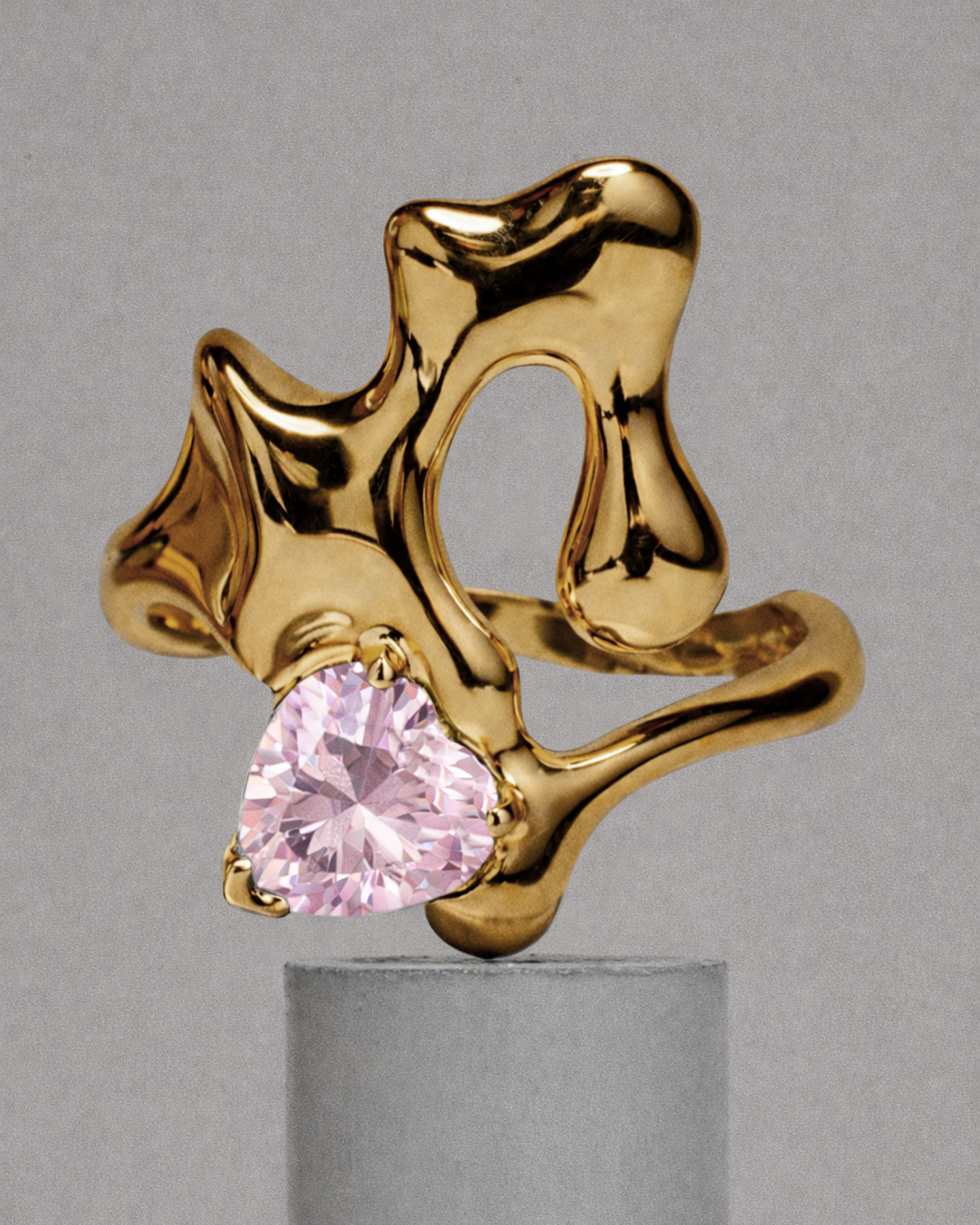 Tourmaline Ring / 18k Gold Vermeil