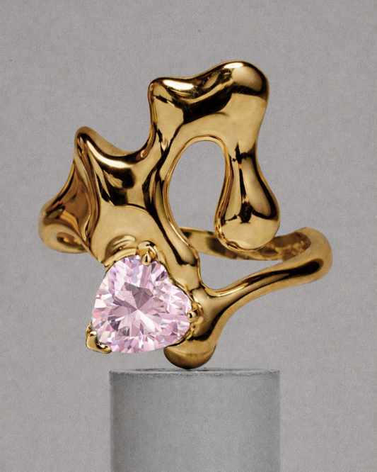 Tourmaline Ring / 18k Gold Vermeil